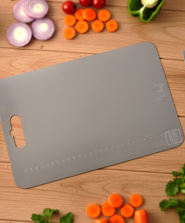 Large Stainless Steel Chopping Cutting Board (1 Pc)