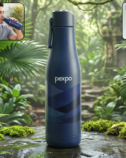 Pexpo Infinity Art Vacuum Insulated Stainless Steel Water Bottle 750 Ml