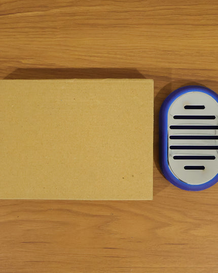 Plastic Soap Holder Tray With Drain Slots (1 Pc)