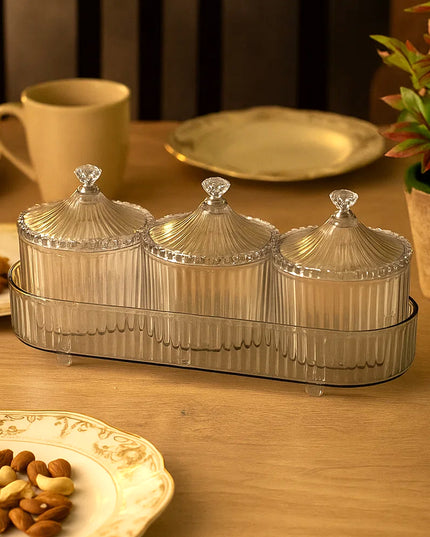 Dry Fruit  Snack Storage - (3 Pc  Set)