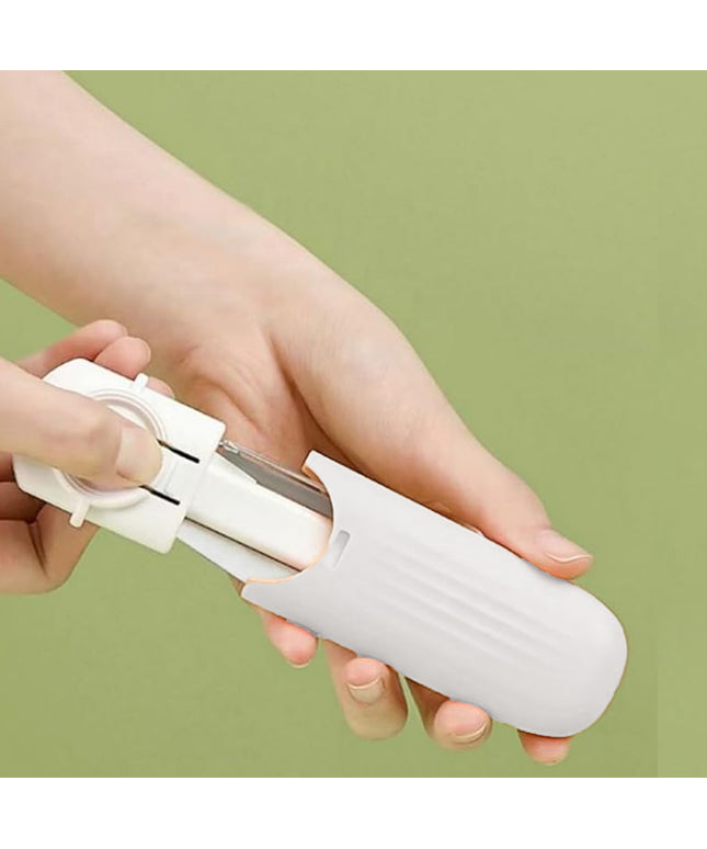 Dual-use Knife And Peeler 2-in-1 Stainless Steel Blades Wiith Case (1 Pc)