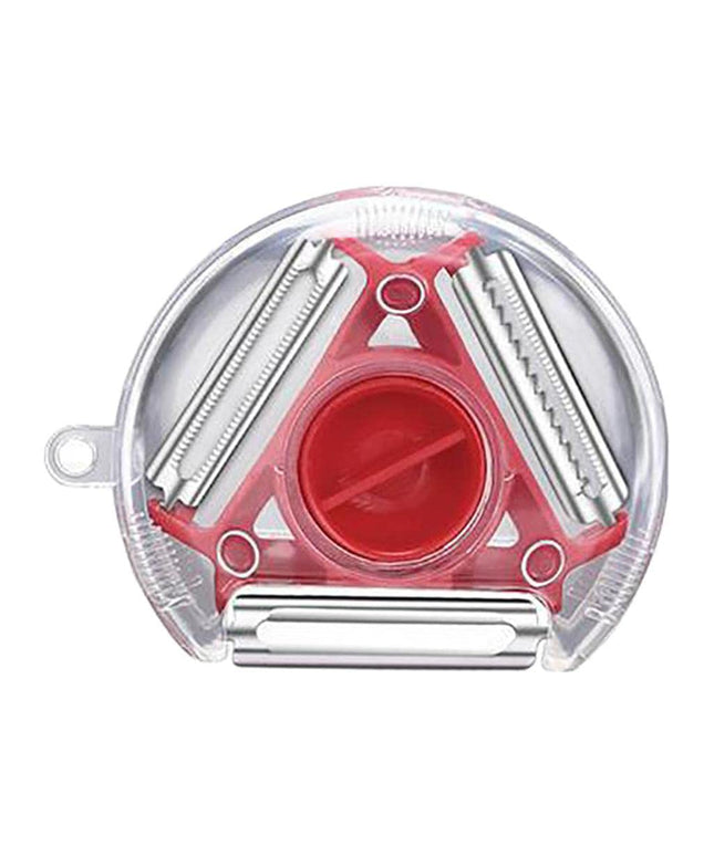 2937  3 In 1 Multi Function Three Use Rotary Hanging Round Planer Peeler And Cutter Vegetable Slicer Kitchen Tools Kitchen Gadgets