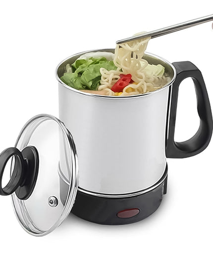 Soup Pot With Lid Stainless Steel Multi Cooker Kettle (800w  2.5 Ltr.)