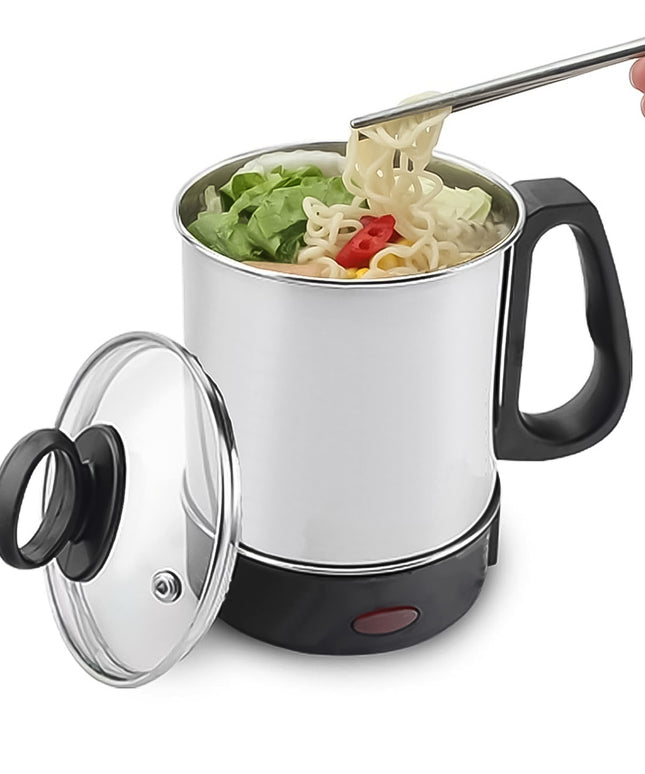 Soup Pot With Lid Stainless Steel Multi Cooker Kettle (800w  2.5 Ltr.)