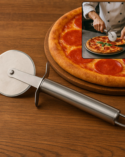 Premium Stainless Steel Pizza Cutter Wheel With Sharp Blade