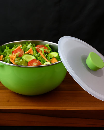 Apex 2200ml Microwave-safe Plastic Serving Bowl With Lid (1 Pc)
