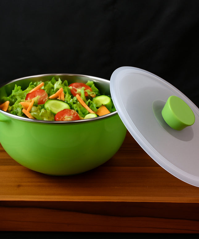 Apex 2200ml Microwave-safe Plastic Serving Bowl With Lid (1 Pc)
