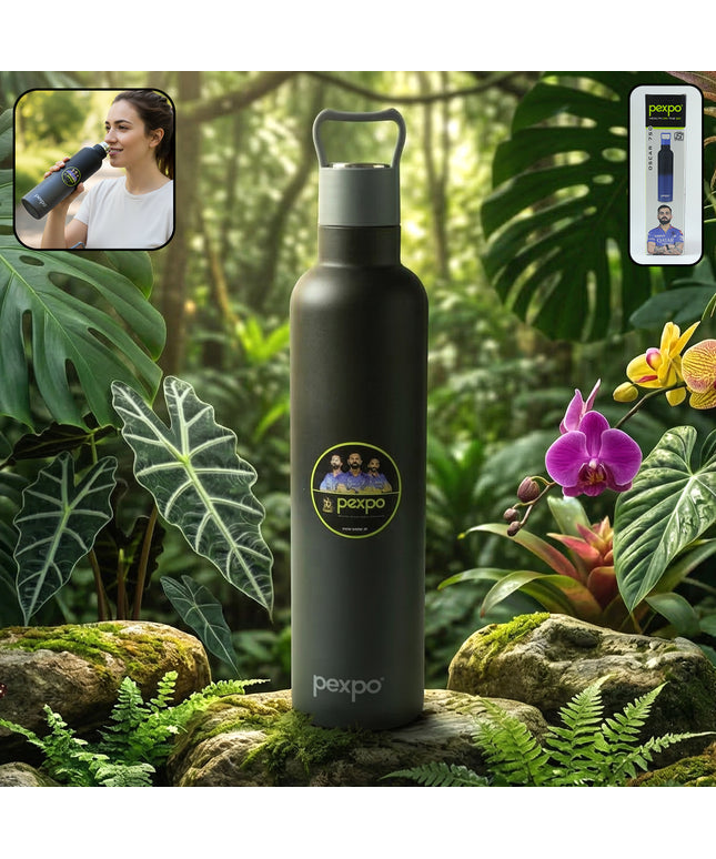 Pexpo Oscar Insulated Stainless Steel Water Bottle With Leakproof Lid - 750 Ml
