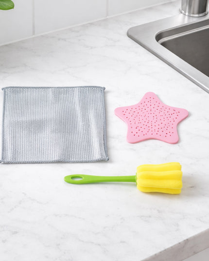 3 In 1 Kitchen Cleaning Combo Set