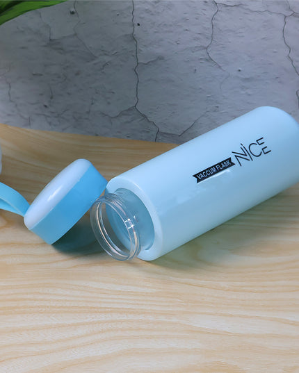 Water Bottle 400ml Leak Proof Glass Water Bottle With Daily Water Intake For Gym And Children Nice Bottle (1 Pc)