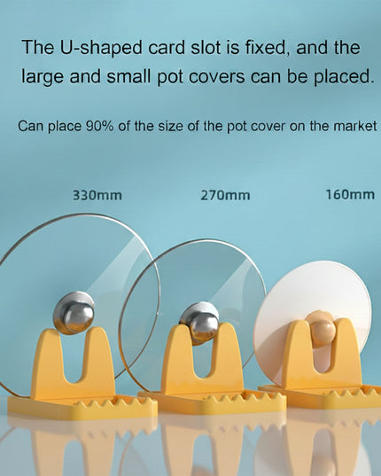 Multipurpose Kitchen Lid  Spoon Holder Stand (1 Pc)