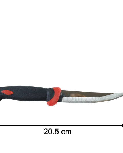 Stainless Steel Kitchen Utility Knife With Ergonomic Grip Handle (1 Pc)