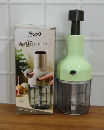Manual Push Vegetable Chopper 1100 Ml Approx