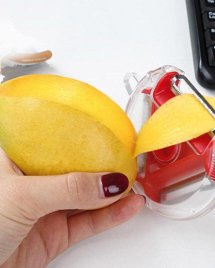 2937  3 In 1 Multi Function Three Use Rotary Hanging Round Planer Peeler And Cutter Vegetable Slicer Kitchen Tools Kitchen Gadgets