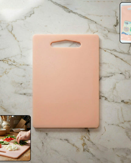 Plastic Chopping Board With Handle (30x20 Cm)