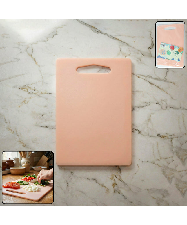 Plastic Chopping Board With Handle (30x20 Cm)