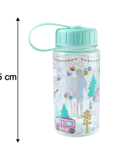 Kids Printed Water Bottle 400 Ml Approx (1 Pc)