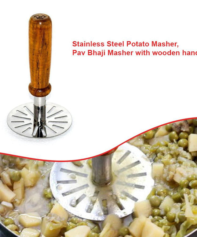 0066 Paubhaji Masher Used In All Kinds Of Household And Kitchen Places For Mashing And Making Paubhajis.