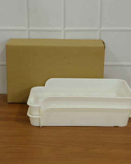 Plastic Egg Storage Tray Holder Set (2 Pc Set)