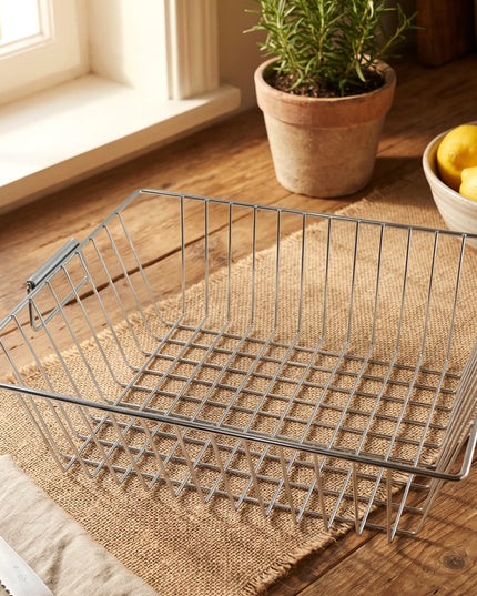 Multipurpose Stainless Steel Kitchen Sink Basket (1 Pc 12x15 Inch)