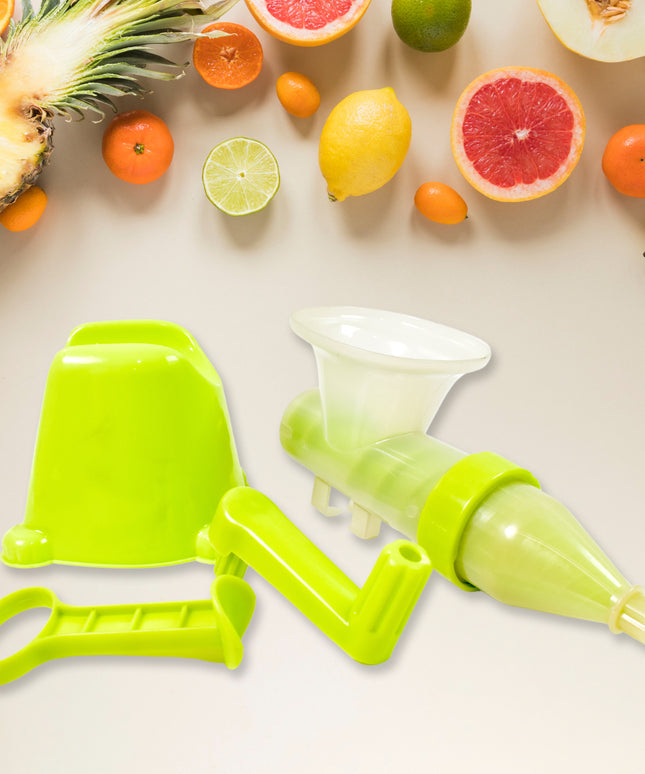 Manual Juicer Modern Plastic Fruit And Vegetable Juicer (1 Pc  Bowl Not Included)
