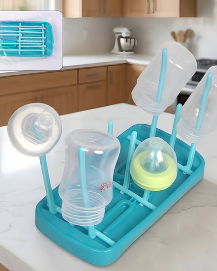 Baby Feeding Bottle Drying Rack (1 Pc Set)