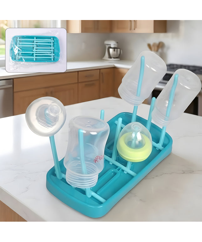Baby Feeding Bottle Drying Rack (1 Pc Set)