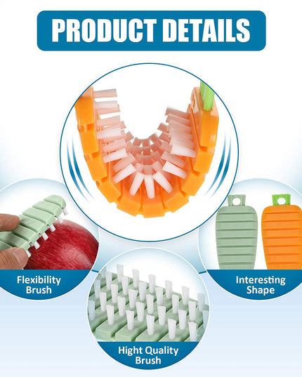 Plastic Fruit  Vegetable Brush (1 Pc)
