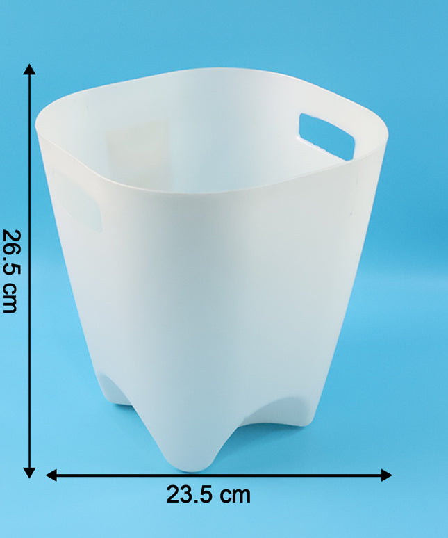 Modern Plastic Dustbin  Waste Paper Basket - (4 Pc)