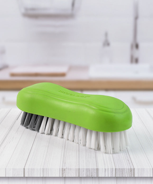 Pro Clean Multi-purpose Cloth Washing Brush With Plastic Handle (1 Pc)