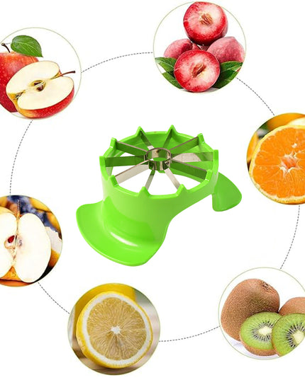 Apex Apple Cutter With Container  Unbreakable Abs Body  Stainless Steel Blades