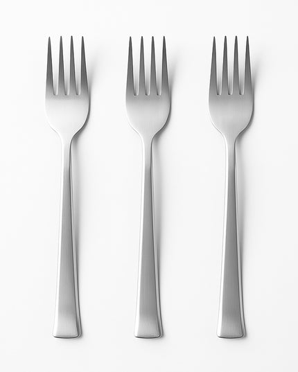 Premium Stainless Steel Dinner Fork - (3 Pc  Set)