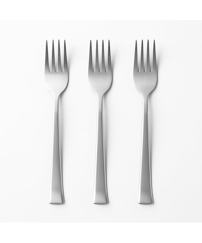 Premium Stainless Steel Dinner Fork - (3 Pc  Set)
