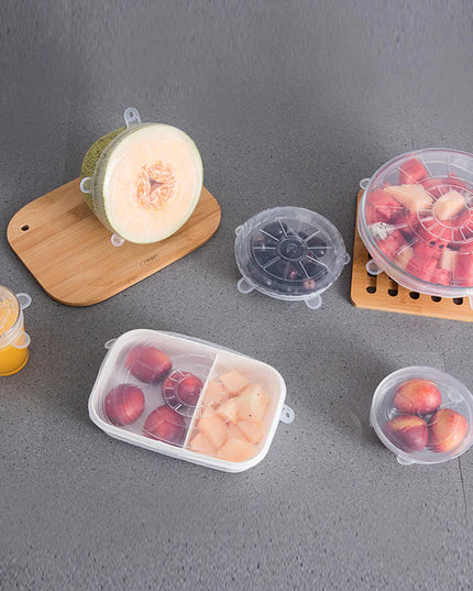 Reusable Stretchable Food Cover Set (6 Pc)