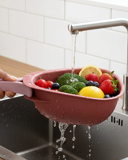 Supermom Kitchen Colander With Foldable Handle And Drain Base