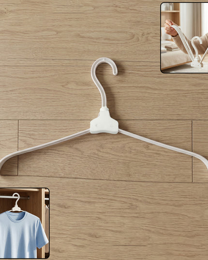 Premium Foldable Plastic Clothes Hanger 1 Pc