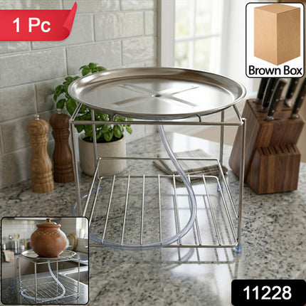 Heavy Duty Stainless Steel Multipurpose Utensils Stand 1 Pc