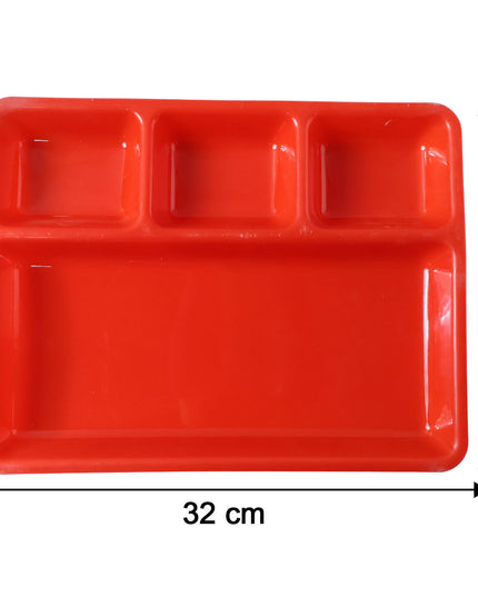 32  25 Cm Multipurpose Compartment Serving Tray (1 Pc)