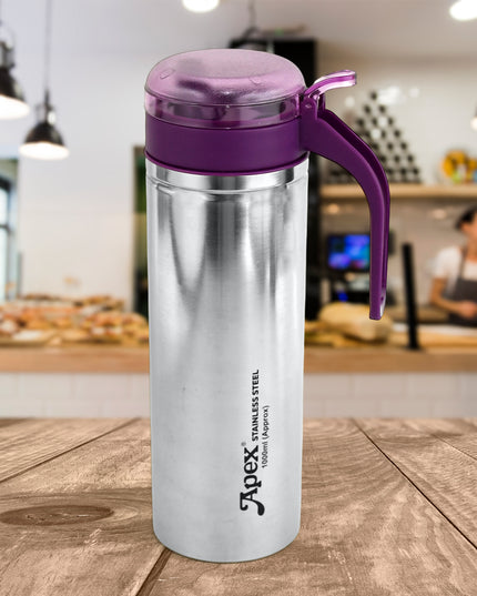 Apex 1000ml Approx. Stainless Steel Oil Pourer (1 Pc)