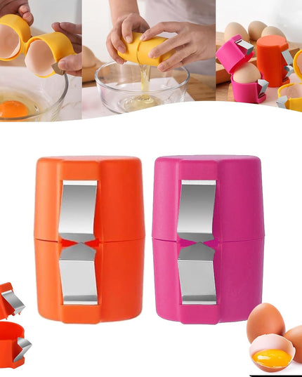 Egg Shell Opener Egg Cracker Tool For Raw Eggs Handheld (1 Pc)