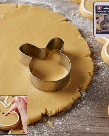 Stainless Steel House Shape Cookie Cutter Set (3 Pc Mix Design Set)