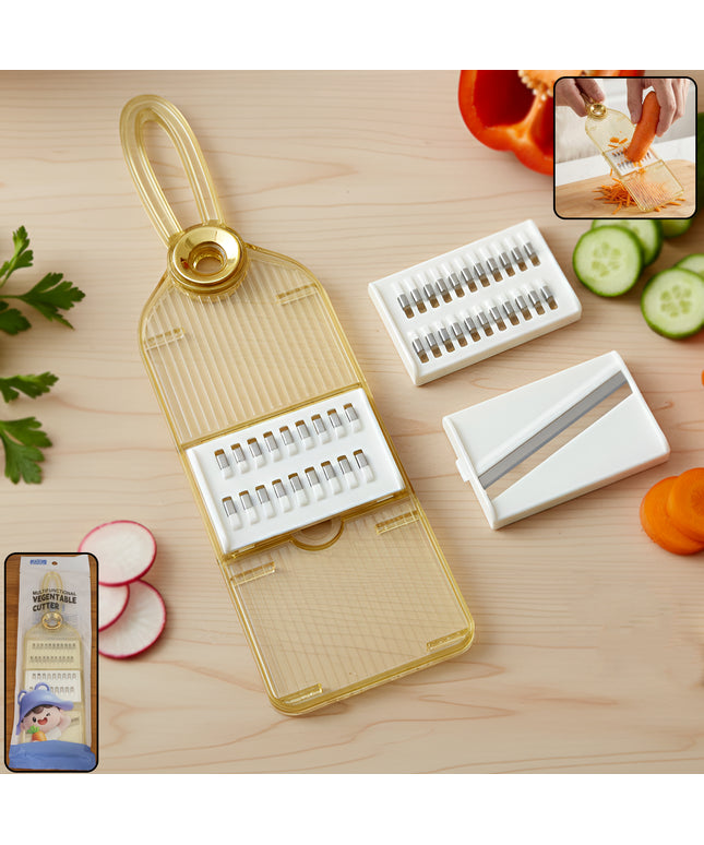 Multifunctional Vegetable Cutter Set With Interchangeable Blades