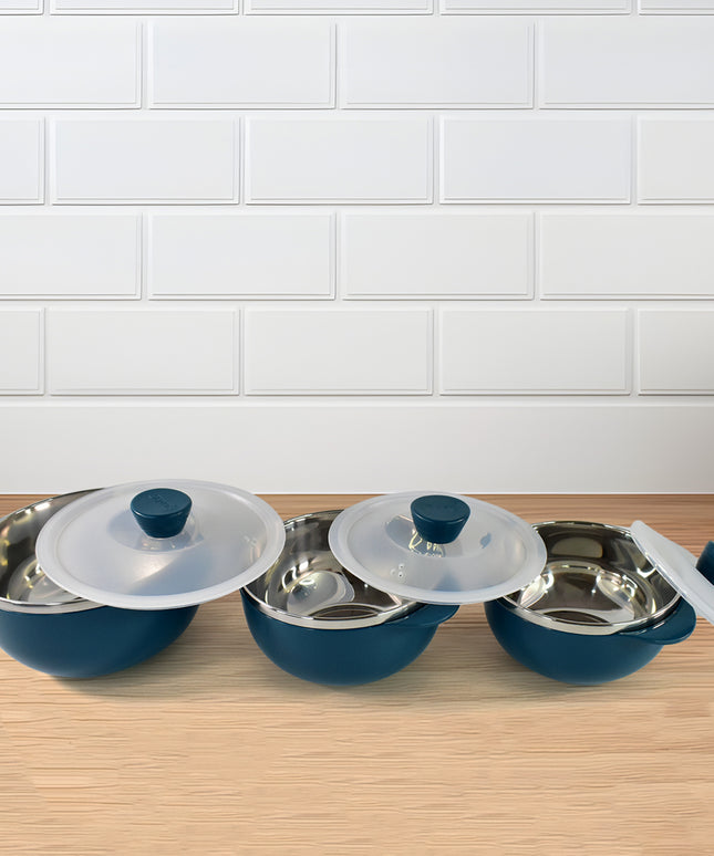 Apex Microwave-safe Serving Bowl 3 Pcs Set (700ml 1000ml 1400ml)
