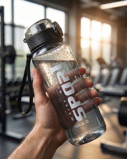 1000 Ml Leakproof Sports Water Bottle (1 Pc)
