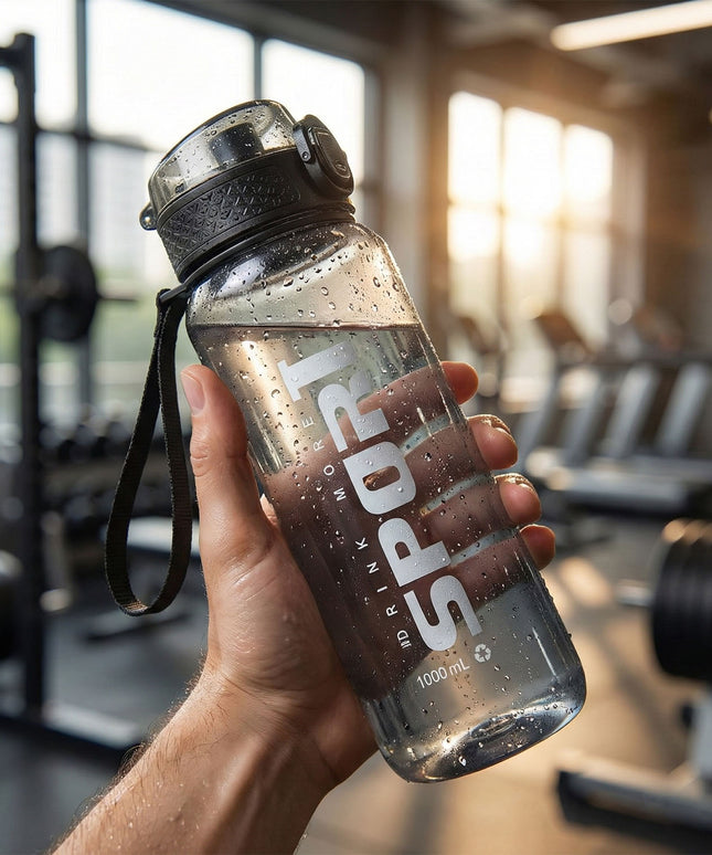1000 Ml Leakproof Sports Water Bottle (1 Pc)
