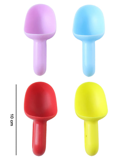 Plastic Ice Cream Scoop Set (4 Pc)