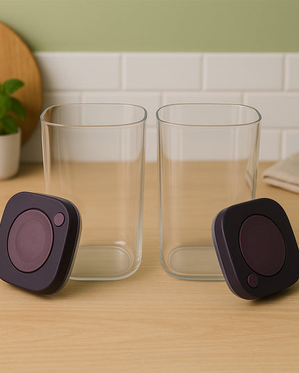 Supermom Airtight Kitchen Storage Containers (2 Pc Set  1200ml)