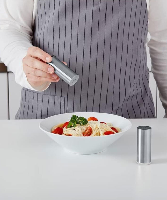 Stainless Steel Salt And Pepper Shaker Set (2 Pc)