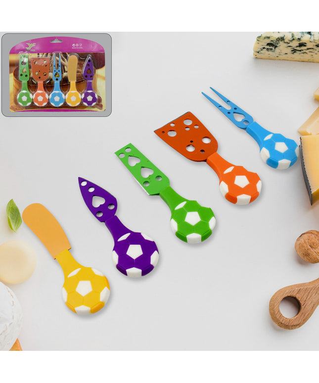 Football Soccer Cheese Knife Set (5 Pcs Set)