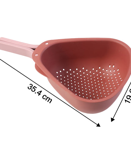 Supermom Kitchen Colander With Foldable Handle And Drain Base